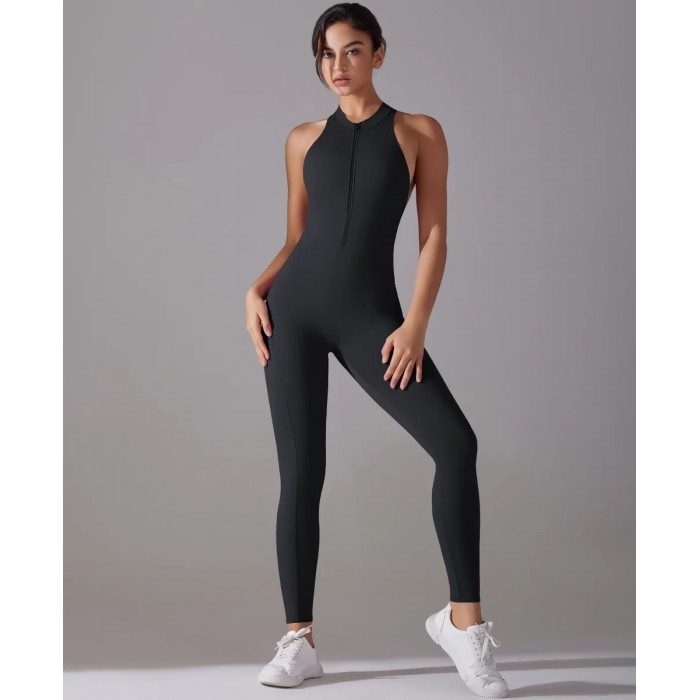 Гладкий комбінізон Leggings Body Crop T-shirt model 56 (NERO) Гладкий комбінізон Leggings Body Crop T-shirt model 56 (NERO)